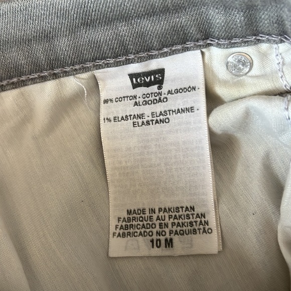 Levi’s size 10 gray relaxed tapered 550 jeans - Picture 3 of 3